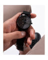Guess Mens Black Stainless Steel Case Black Dial Black Mesh Stainless Steel Bracelet Watch-GW0538G3. 