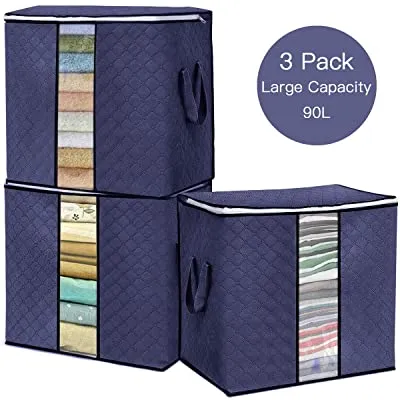pack%20off%203-Storage%20Bags%20Organizers%20for%20Comforter,%20Blanket%20for%20Closet%20and%20Under%20bed%20Storage%20-%20Image%202