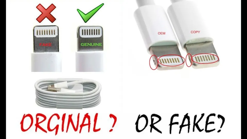 Original Iphone Charger How To Spot Fake Lightning Cable Usb Cable