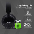 Nia Q1 4 in1 Wireless Bluetooth Headphone Stereo Bluetooth Headsets With Microphone FM Radio Micro SD / AUX Slot. 