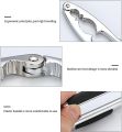 Stainless Steel Nutcracker Almond Walnut Pecan Plier Seafoods Cracker Kitchen Tool. 