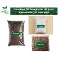 Combo Pack Coco Peat 500 Gram, Perlite 100 Gram & Vermiculite 100 gram. 