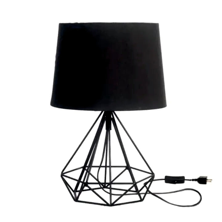 Decorative Geometric Shaped Table Lamp | Home Decorative Fancy Study Table Lamps | Side Table Lamp for Bedroom, Drawing room, etc
