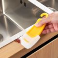 Kitchen Oil Cleaning Spatula Silicone Scraper Oil Stain Cleaner Baking Soft Blade Scraper Brush Kitchen Accessory. 
