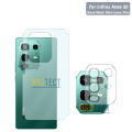 2 in 1 infinix Note 50 Back Matte Protector + Camera Lens Protector Soft Nano 9H Flexble Sheet & Vinyl Lamination wrap paper For infinix Note 50 - Transparent. 