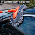 Car Washer Mop/Head Foam Wash Chenille Brush Windshield Roof Window Cleaning Maintenance Stretching Handle Auto Care Accessories. 