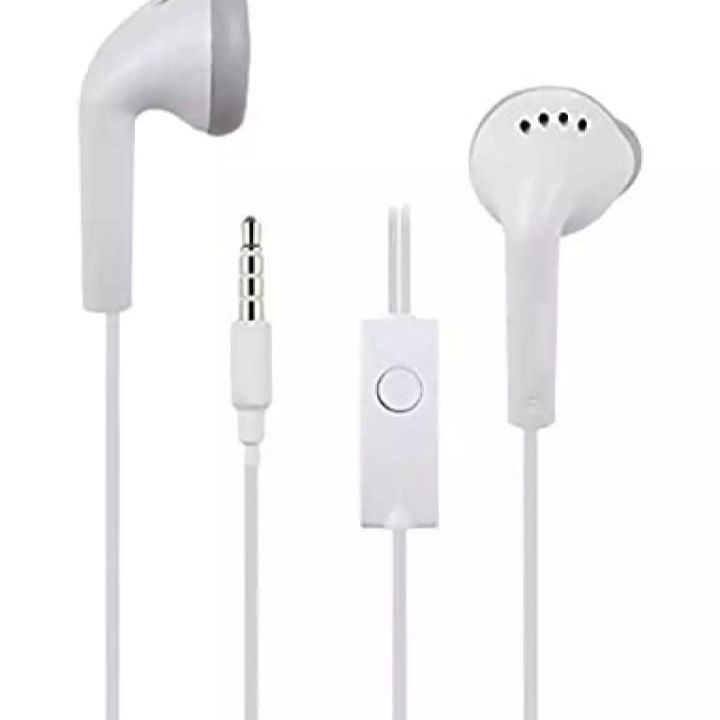 Handsfree Earphone Normal Basic Stereo Sound for All Android Smartphones (White) Sold By MTM