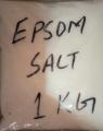 Epsom Salt Fertilizer Epsom salt is also known as magnesium sulfate. It's a chemical compound made up of magnesium, sulfur, and oxygen.. 