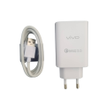Original Vivo Fast Charger + Data Cable - Type-C And Micro-Usb - 30watt Super Fast Vivo Charger - Quick Charge 4.0 - Wall Charger. 