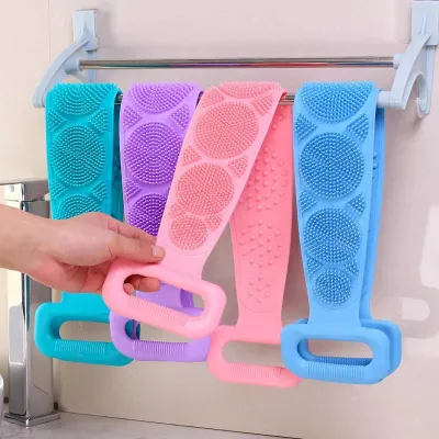 Silicone Back Bath Shower Wash Body Belt Brush