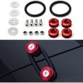 Motorcycle Fancy Chain Cover Bolts with Washer 4 Pcs Set Universal/ Bike Chain Cover Bolts Number Plate Bolts - RED - BLUE. 
