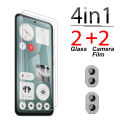 For Nothing CMF Phone 1 4in1 Set Ordinary Tempered Glass Protector Scratch and Explosion Proof Ultra-clear Full Coverage + for Nothing CMF Phone 1 cmf phone1 Camera Protector. 