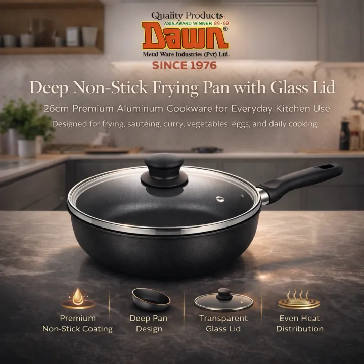 Deep%20Non%20Stick%20Frying%20Pan%2026cm%20with%20Glass%20Lid%20Aluminum%20Cooking%20Pan%20Black%20Kitchen%20Cookware%20-%20Image%206