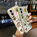 Chenyyka For Infinix Smart 4 Smart 4C Case Cartoon Crayon Shin-chan New Luxury Plating Phone Cases Square Edge Pattern Design Plated Shell Camera Lens Protection Shockproof Cover. 