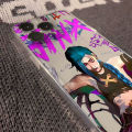 Arcane Jinx Anime Phone Case For iPhone 16 15 14 13 12 11 Mini Pro Max X XR XSMax 7 8 Plus SE20 Transparent Cover. 