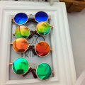 Dog Puppy Cats Fashion Cool Glasses Round Sunglasses Eyewear Pet Photo Props. 