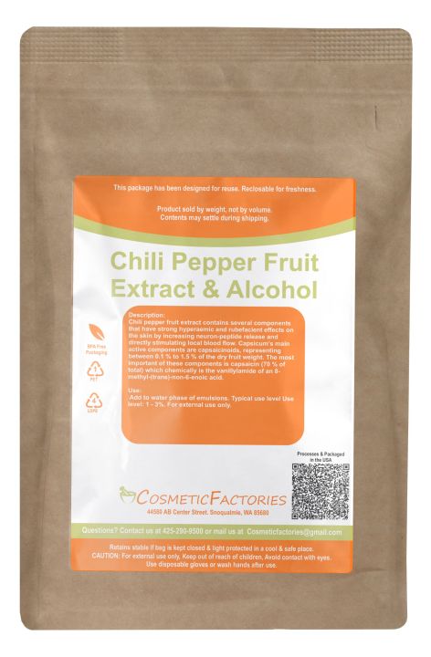 Chili Pepper Fruit Extract & Alcohol 1.8 oz 50g