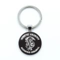 Sons Of Anarchy LOGO Key Chain Key Ring Freedom Symbol Pendant анархия Keychain Rock Punk Keyring Vest Cosplay Gift. 