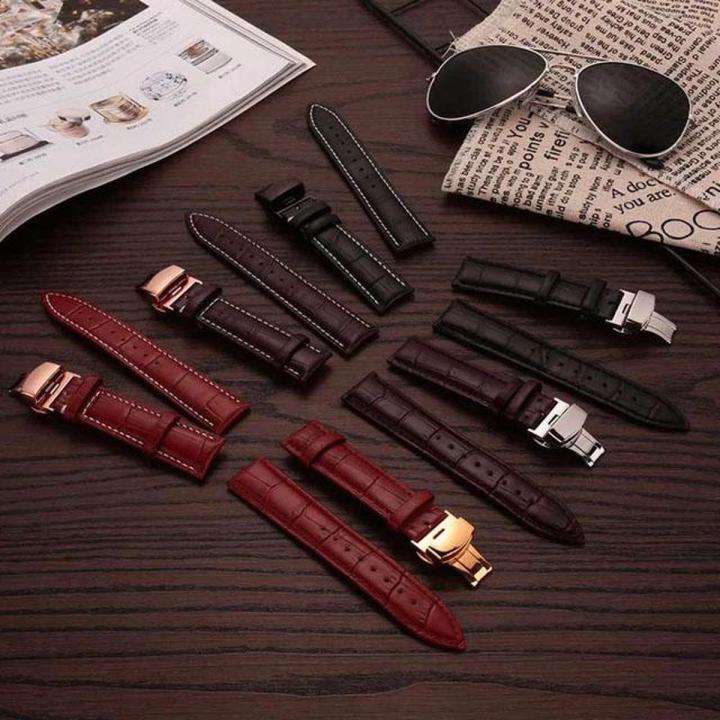 22mm Genuine Leather Watch Band Straps Band For Samsung Gear S3 Smartwatches Galaxy Watch, Moto 360