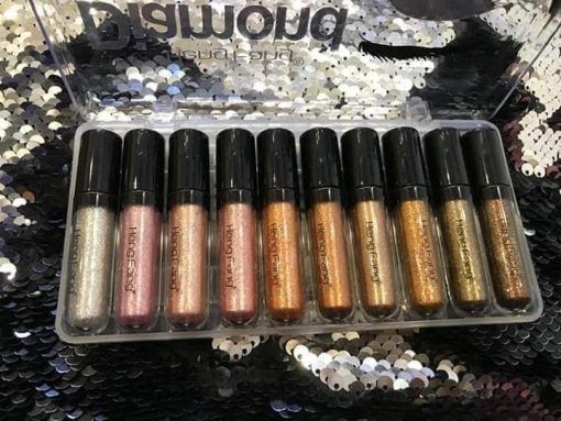 HENG%20FANG%2010%20Pcs%20Liquid%20Diamond%20Glitter%20Eyeshadows%20Waterproof%20Of%20Set%20-%20Image%206