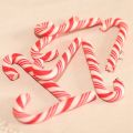 10PCS Christmas Red Cane Soft Pottery Year Candy Cane Decoration. 