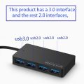 HUB USB 3.0 Laptop PC High Speed External 4 Ports Adapter Splitter USB Expander Computer Accessories For MacBook PS3 Xbox Laptop（USB 2.0 white）. 