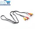 3 RCA Male to 3 RCA Male Connector Composite AV Wire Plug Pure Copper Audio Video Cable. 