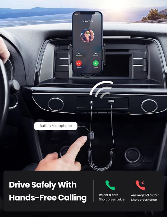 UGREEN%20Bluetooth%20aux%20adapter%20car%20with%20Bluetooth%20TF%20Card%20Slot,%20Car%20Bluetooth%20Aux%20Adapter%20with%20TF,%20Micro%20SD%20Music%20Play,%20Aux%20Bluetooth%20Audio%20Receiver%20with%20Mic,%20Plug%20Play%20for%20Car%20Home%20Stereo%20-%20Image%203