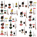 Napoleonic Wars Military Soldiers Building Blocks Sets WW2 MiniFigures French British Fusilier Rifles Bagpiper s Kids Toys Pizazzazz. 