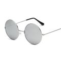 Classic Round Sunglasses Woman Vintage Circle Design Sun Glasses For Woman Male Small Frame Metal Colorful Ocean Mirror Retro. 