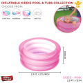 Bestway Kids Inflatable Pool & Bath Tub Collection, Infltable Kiddie 2 Ring & 3 Ring Pools, Pink Pool for Baby Girl 0r Blue Pool for Baby Boy, 2.3 ft 51033, 2 foot 51061, 5.4 feet 51115, 2.8ft 51116, Protable Bath Tubs, Children Water Pool for Summers. 
