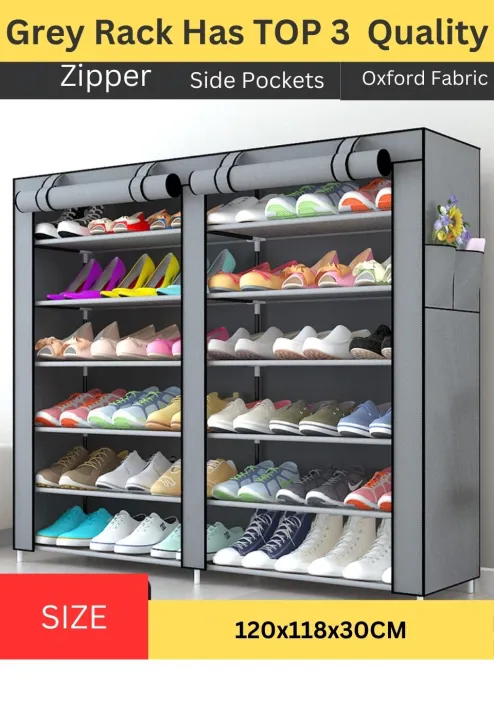 Zipper%20Shoe%20Rack%20Organizer%20with%20Full%20Cover%20Washable%20Oxford%20Fabric%20Quality%20Shoe%20Storage%20Cabinet%20Foldable%20DIY%20Shoe%20rack%20Closet%20-%20Image%202