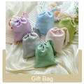 Drawstring Drawstring Cloth Bag Eco-Friendly Soft Satin Cloth Candy Bag Chic Small Jewelry Pouch for Wedding Gifts Party Favors. 