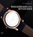 MODIYA Original Men's Watches Luxury Brand Genuine Leather Strap Men's Wrist Watch Life Waterproof Men's Quartz Analog Watches. 