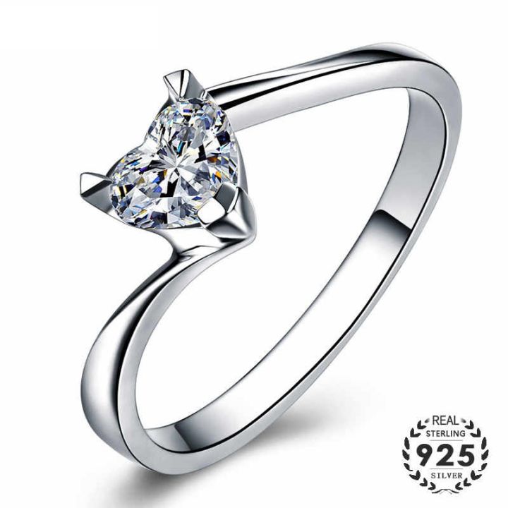Heart%20Design%20Sterling%20Silver%20Ring%20For%20Girls%20Gift%20Jewellery%20-%20Image%203
