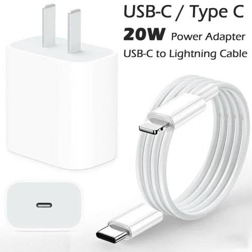Original Quality 20W USB-C Power Adapter Charger USB-C to