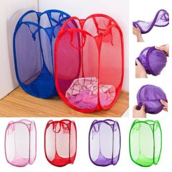 Foldable Laundry Basket Small - Foldable Net Laundry Basket