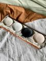 Shell collection display -Coastal decor tray - Seashell organizer - Beach-themed Tray - Sea shell tray. 