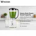 Western Multifunctional Kitchen Robot W-2404 | 600W Heavy Duty Motor | All-in-1 Juicer Blender Grinder Chopper | Unbreakable Jug & Cup | Food Processor for Kitchen | 2-Year Warranty – Heavy Duty Machine – Meat Chopper – Juicer Blender – Mini Grinder. 