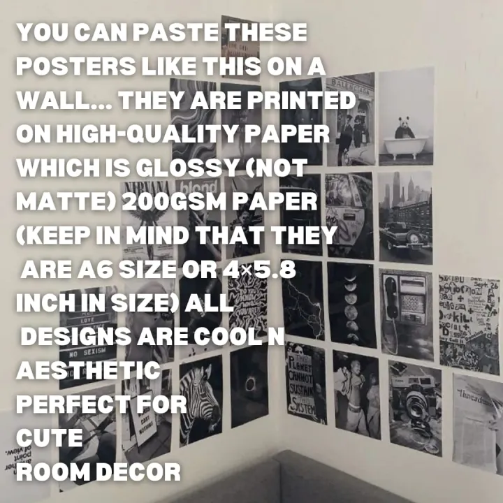 Black%20Graphic%20Aesthetic%20Wall%20Posters%20Collection%20-%2012%20posters%20per%20set%20-%20SIZE%20a6%20-%204.1"%20x%205.8"%20INCH%20Classic%20Rock%20&%20Pop%20Art%20Prints%20for%20Home%20Decor%20movies%20marvel%20film%20-%20Image%203