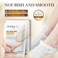 Foot Mask Rice Raw Care Exfoliating Whitening Foot Peeling Facial Mask Softening. 