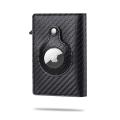 2021 For Apple Airtag Wallet Men Carbon Fiber Fashion ID Credit Card Holder Rfid Slim Airtag Slide Wallet Designer Cardholder. 