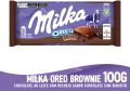 Milka Oreo Brownie indulge in chocolate with oreo crunchy touch |100g |In original & imported quality. 