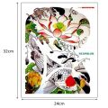 Large Shoulder Half Arm Tattoo Scapular Sticker full back Flower butterfly Dragon Lotus Buddha designs Temporary Body Art Tattoo. 