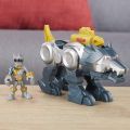 Hasbro POWER RANGERS Silver Ranger & Wolf Zord Playskool Heroes. 