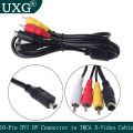 High Quality Lead AV Cable 10-Pin DVI DV Connector to 3 RCA S-Video for Sony DCR Handycam Camcorder Digital Camera VMC-15FS A/V. 