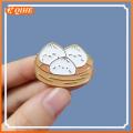 Cartoon Bamboo Steamed Bun Brooch Cute Breakfast Q Version Xiaolongbao Badge All-match Denim Shirt Canvas Accessories Collar Pin Badge Eat Me If You Like. 