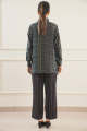 Saya - Printed Cotton Viscose Stitched Shirt. 