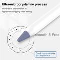 5pcs Soft Silicone Stylus Pen Tip Protector  Replacement Silicone Tip Case Nib Protective Cover  Non-slip Screen Stylus Pencil Tip Protection Cap Universal For Apple Pencil 1/2. 