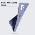 Hontinga for Huawei P20 Pro Case Cute Mouse Design Side Design Phone Case Square Edge Pattern Liquid Silicone Cases Full Cover Camera Shockproof Protective Case. 